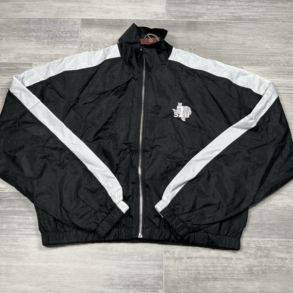 Mitchell & Ness Women's Medium‎ Texas Southern University Nylon Jacket Black NWT